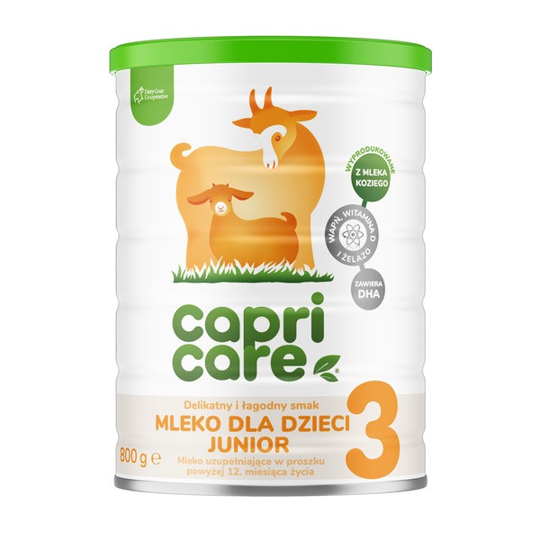 Capricare 3 Junior, mleko dla dzieci, uzupełniające w proszku, powyżej 12. miesiąca życia, 800 g