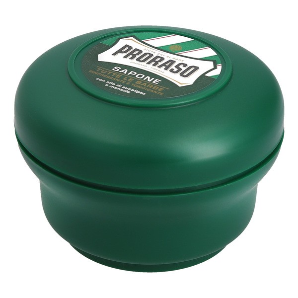 Proraso Green, mydło do golenia w tyglu o działaniu nawilżająco-ochronnym, 150 ml