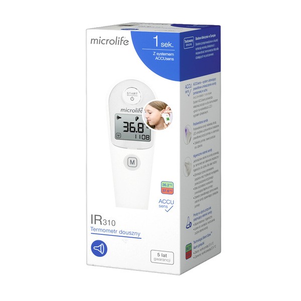 Microlife IR 310, termometr douszny, 1 szt.