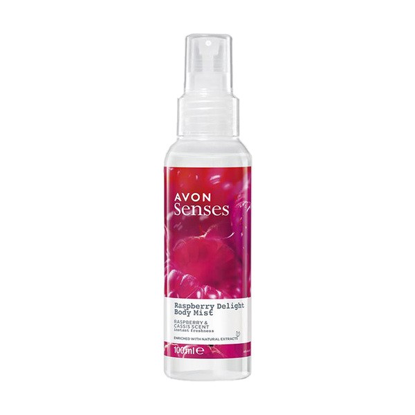 Avon Senses, mgiełka do ciała Malinowa Rozkosz, 100 ml