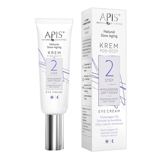 Apis Slow Aging 2 Step, Krem pod oczy wygładzenie Soft Focus, 15 ml