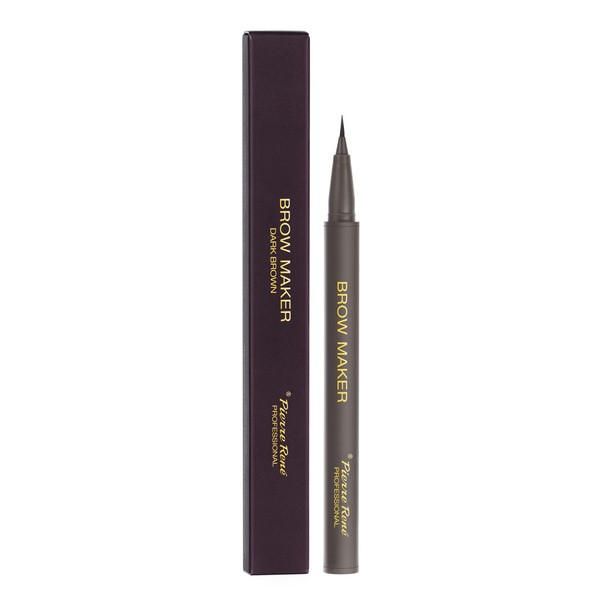 Pierre Rene Brow Maker, pisak do brwi, Dark Brown, 0,5 g
