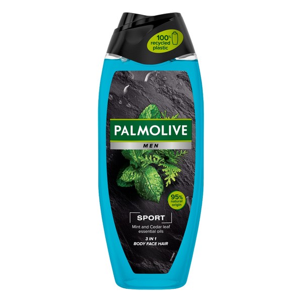 Palmolive Men Sport, żel pod prysznic 3w1, 500 ml