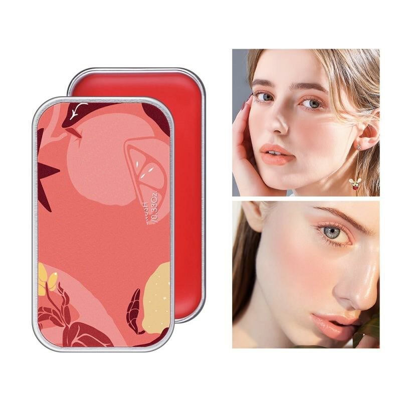 Palette trucco multifunzionale 3 in 1 per rossetto, fard, ombretto, tinta labbra opaca leggera e fard viso naturale TSLM1