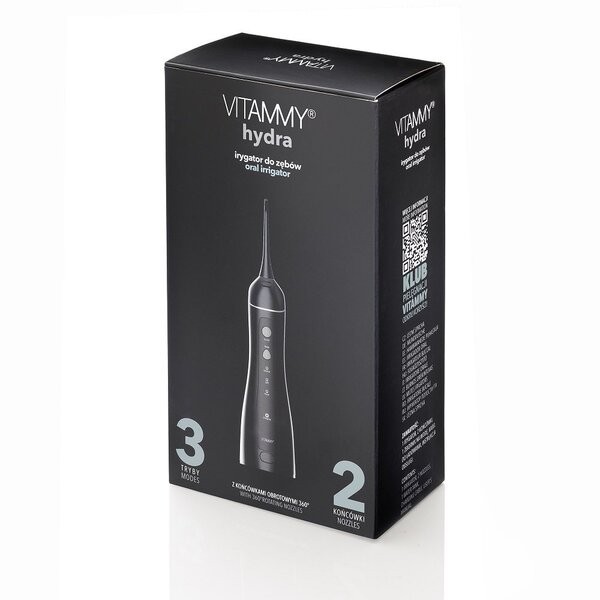 Vitammy HYDRA, Irygator dentystyczny, czarny, 1 szt.