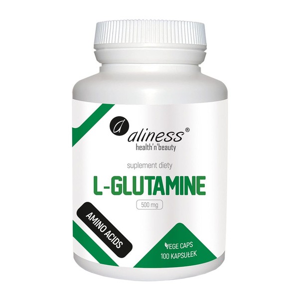 Aliness L-Glutamine 500 mg, kapsułki, 100 szt.
