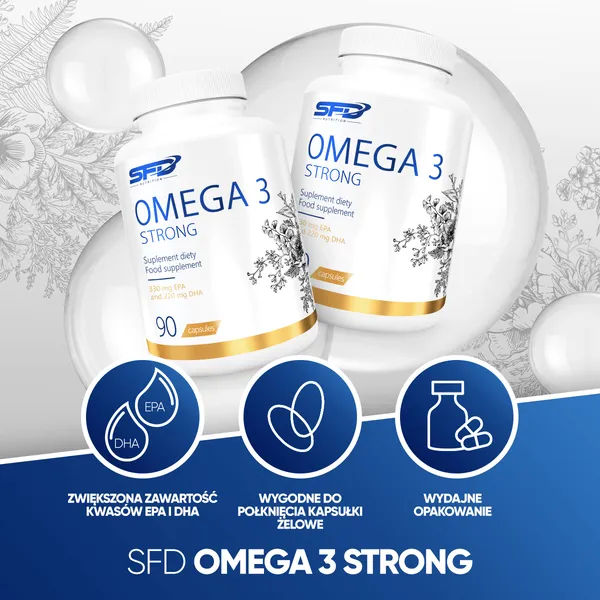 SFD Omega 3 strong, kapsułki, 90 szt.