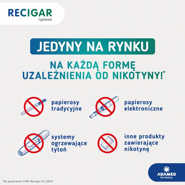 Recigar, tabletki powlekane, 100 szt.