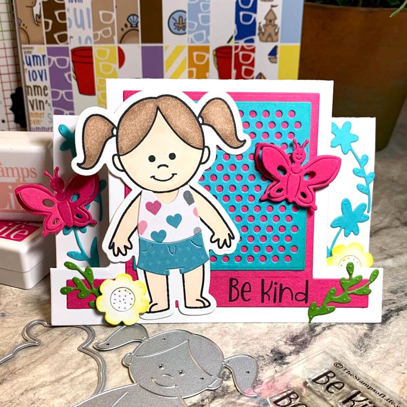 Little Peeps Katie Clear Stamp Set