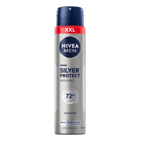 Nivea Men Silver Protect, antyperspirant w sprayu, 250 ml