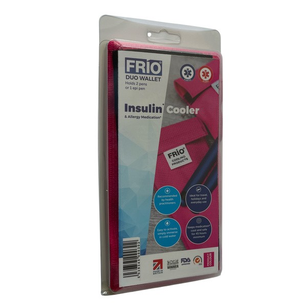 Frio, podwójne etui na 2 peny lub 1 EpiPEN, różowe, 1 szt.