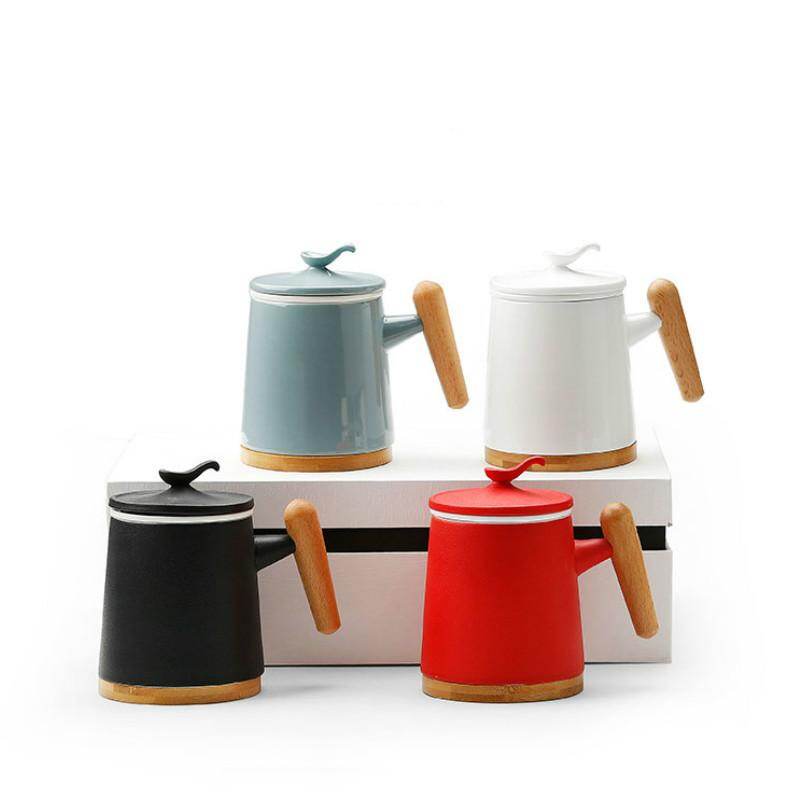 Japoński zabytkowy kubek do herbaty, ceramiczny filtr, kubek do oddzielania herbaty, kreatywny prezent biurowy, kubek do kawy, spersonalizowane kubki, zabawny kubek Tazza Caffe AB50CU