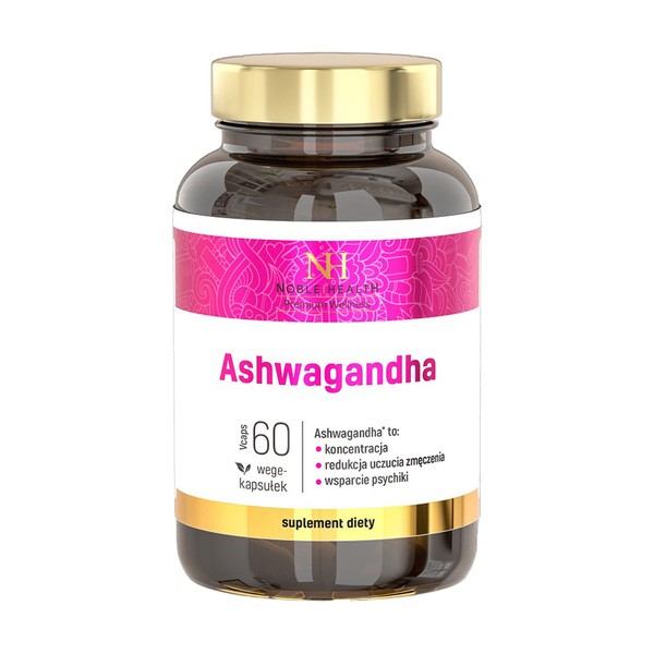 Noble Health Ashwagandha, kapsułki, 60 szt.