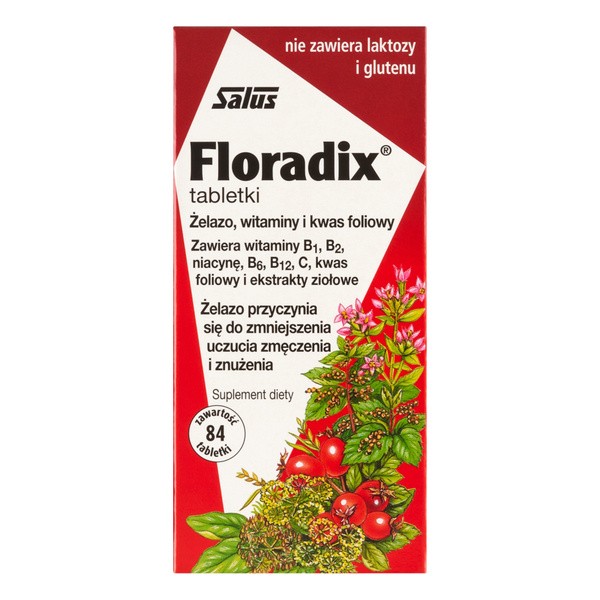 Floradix, tabletki, 84 szt.