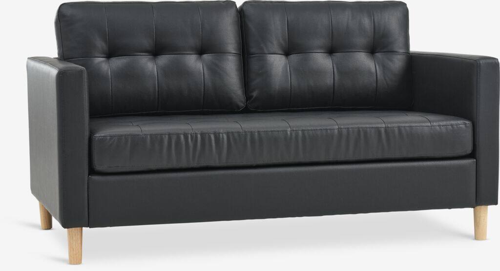 FALSLEV FALSLEV 2-personers sofa, sort