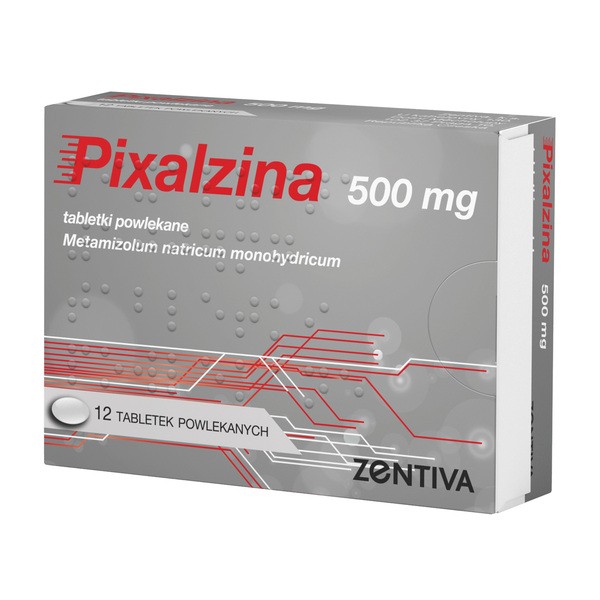 Pixalzina, 500 mg, tabletki powlekane, 12 szt.