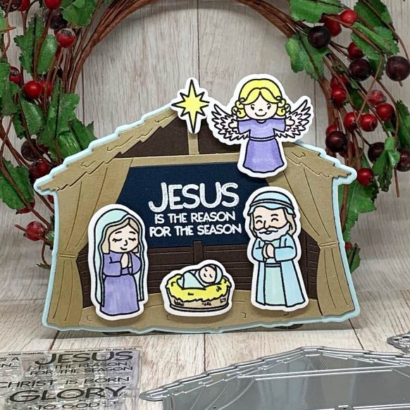 Mini Nativity Clear Stamp Set