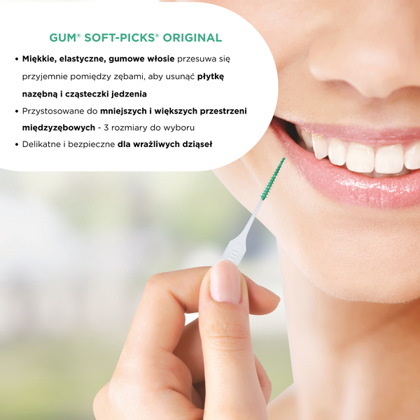 Gum Soft-Picks Original, szczoteczka międzyzębowa, duża, 50 szt.