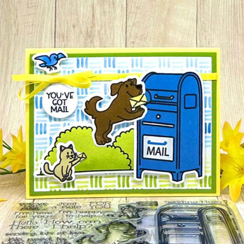 solids4bigmailbox Clear Stamp Set