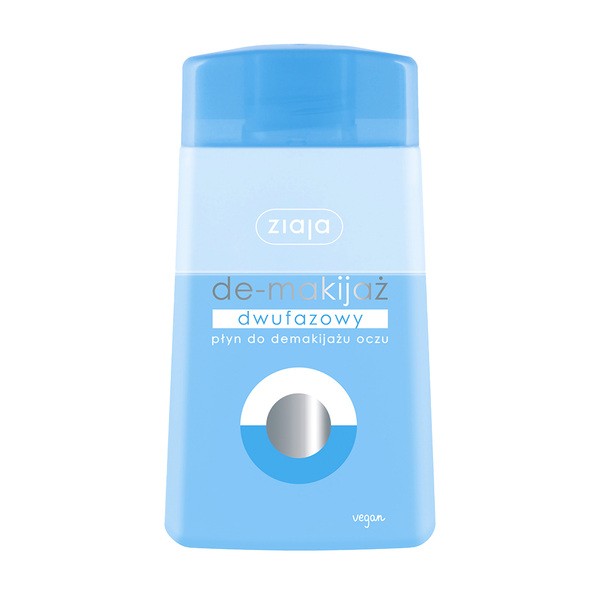 Ziaja De-Makijaż, dwufazowy płyn do demakijażu oczu, 120 ml