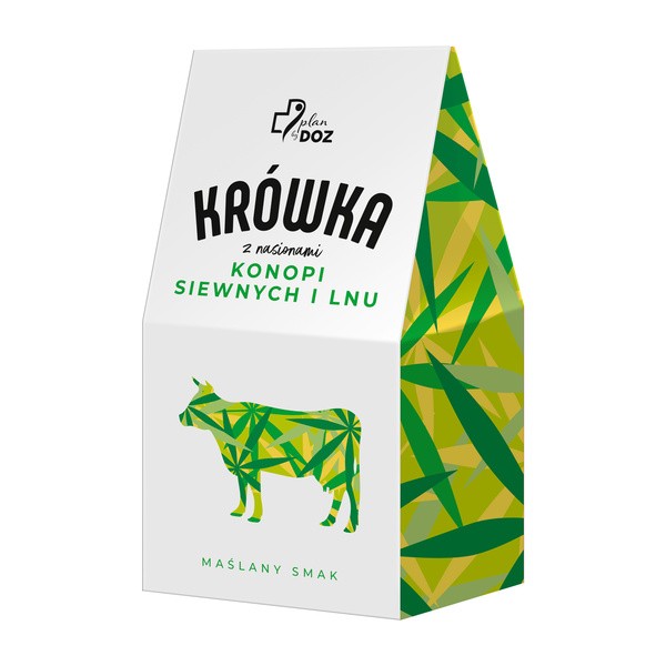 Plan by DOZ, Krówka z nasionami konopi siewnych i lnu, 200 g