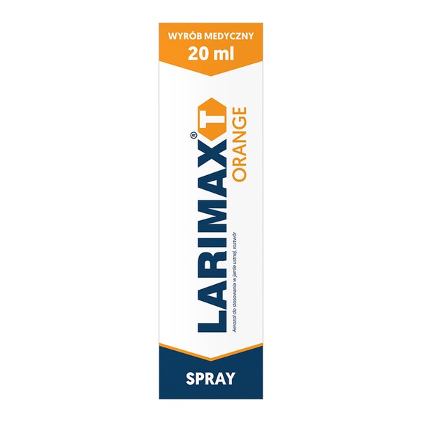 Larimax T Orange, spray do stosowania w jamie ustnej, 20 ml