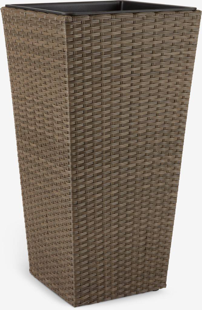 Fletpotte FLOWER B36xL36xH70 naturlig