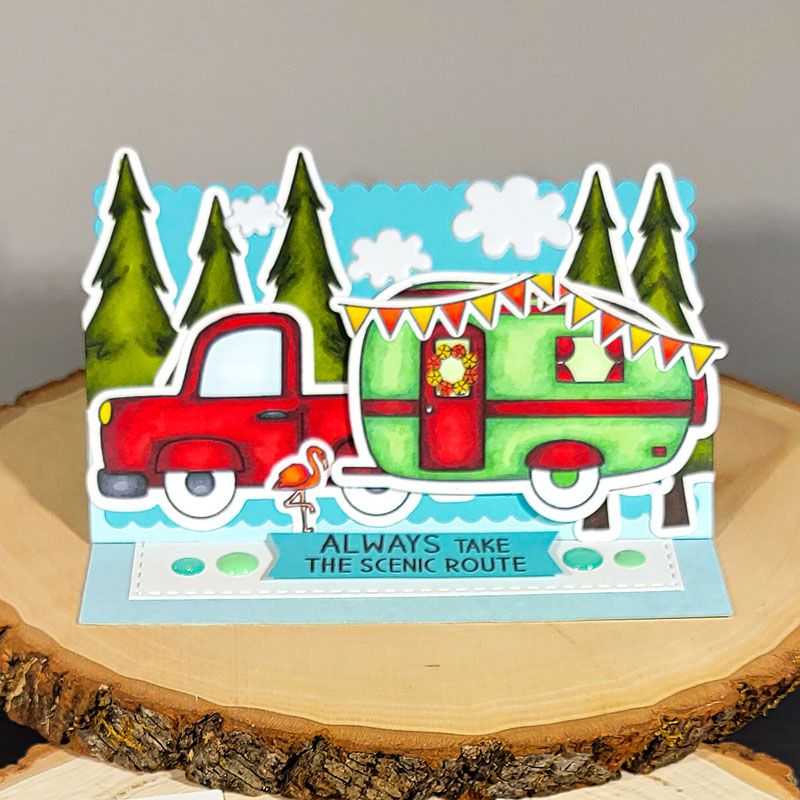 camper2stamp Clear Stamp Set