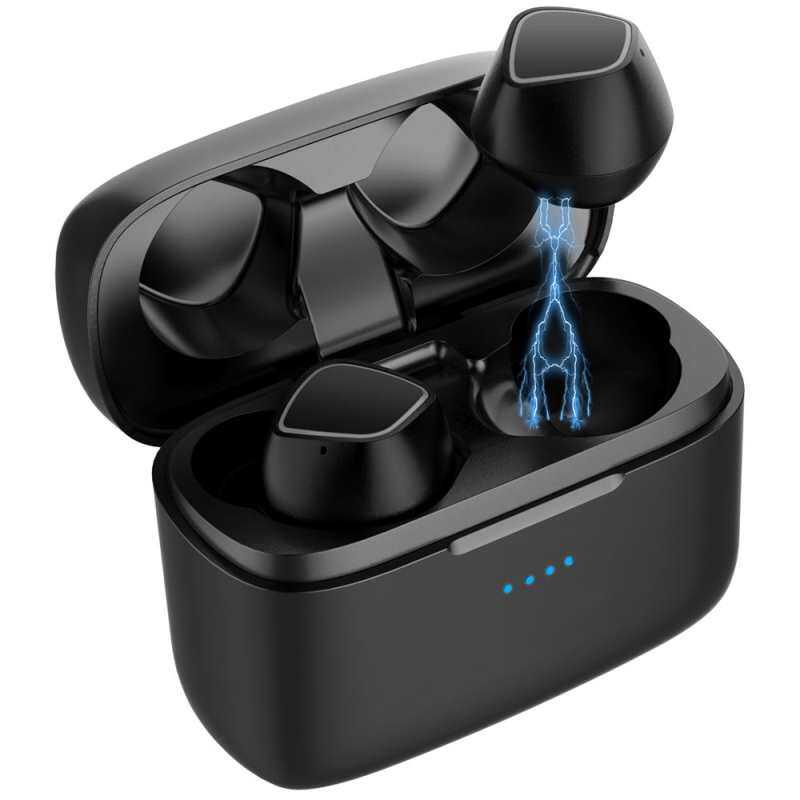 Écouteurs intra-auriculaires avec 4 microphones, détection intra-auriculaire et cVc 8.0