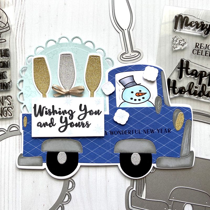 Holiday Sentiment Stamps Clear Stamp Set