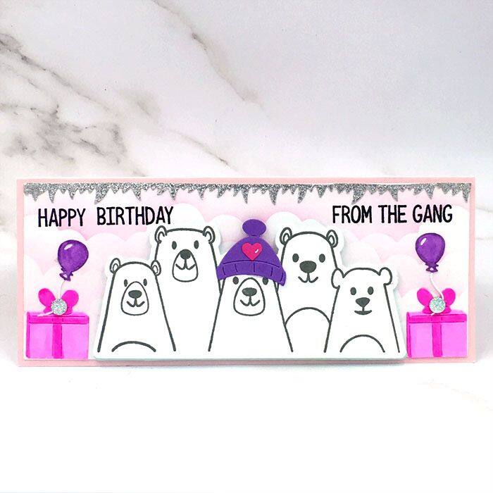 beargang2stamp Clear Stamp Set of 7