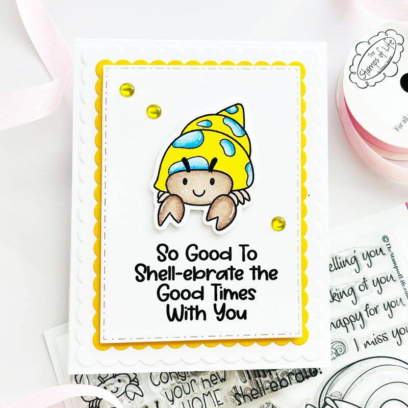 Hermit Crab Sayings Clear Stamp Set
