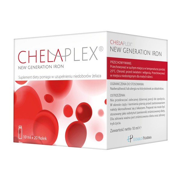 Chelaplex, płyn doustny, 10 ml x 20 szt.