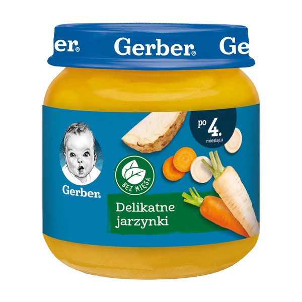 Gerber, delikatne jarzynki, 4 m+, 125 g