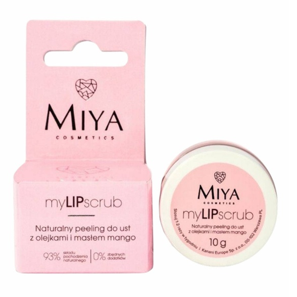 Miya Cosmetics myLipScrub, naturalny peeling do ust, 10 g