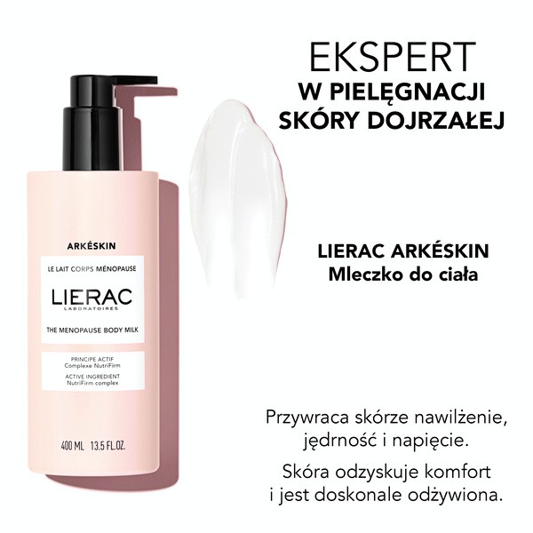 Lierac Arkeskin, balsam do ciała w okresie menopauzy, 400 ml