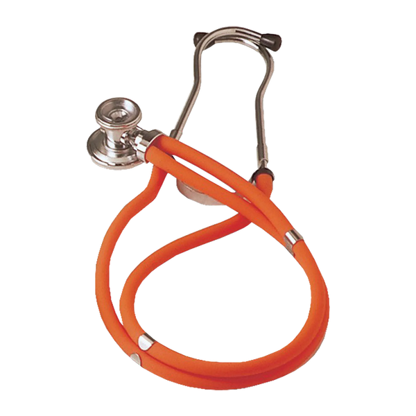JOTARAP DOUBLE HEAD/TUBE STETHOSCOPE - pomaranczowy Stetoskop internistyczny