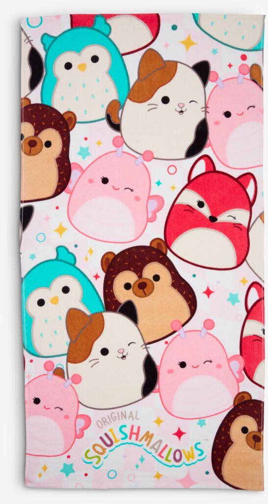 SQUISHMALLOWS guld SQUISHMALLOWS badehåndklæde 70x140cm