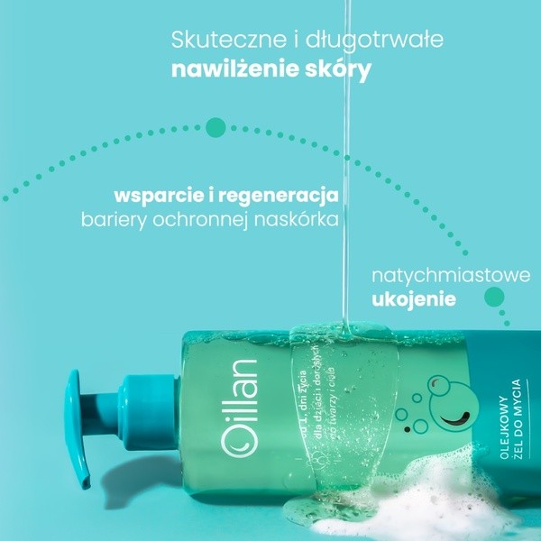 Oillan, olejkowy żel do mycia, 750 ml