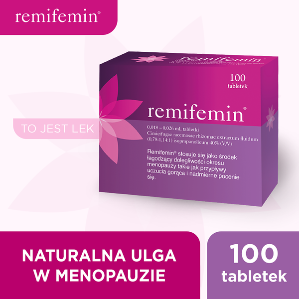 Remifemin, tabletki, 100 szt.