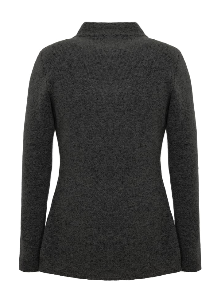 AlpSpur Strickjacke LISA11 in dunkelgrau günstig kaufen