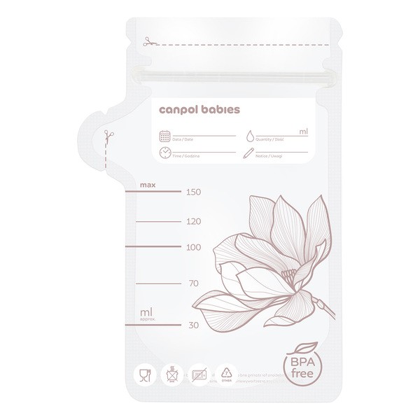 Canpol, torebki do przechowywania pokarmu, 20 szt.