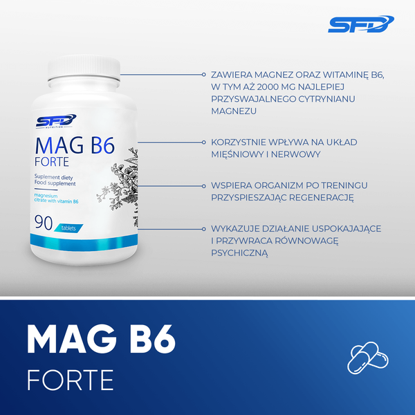 SFD MagB6 Forte, tabletki, 90 szt.