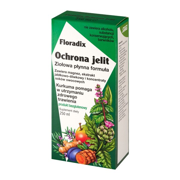 Floradix Ochrona Jelit, płyn, 250 ml