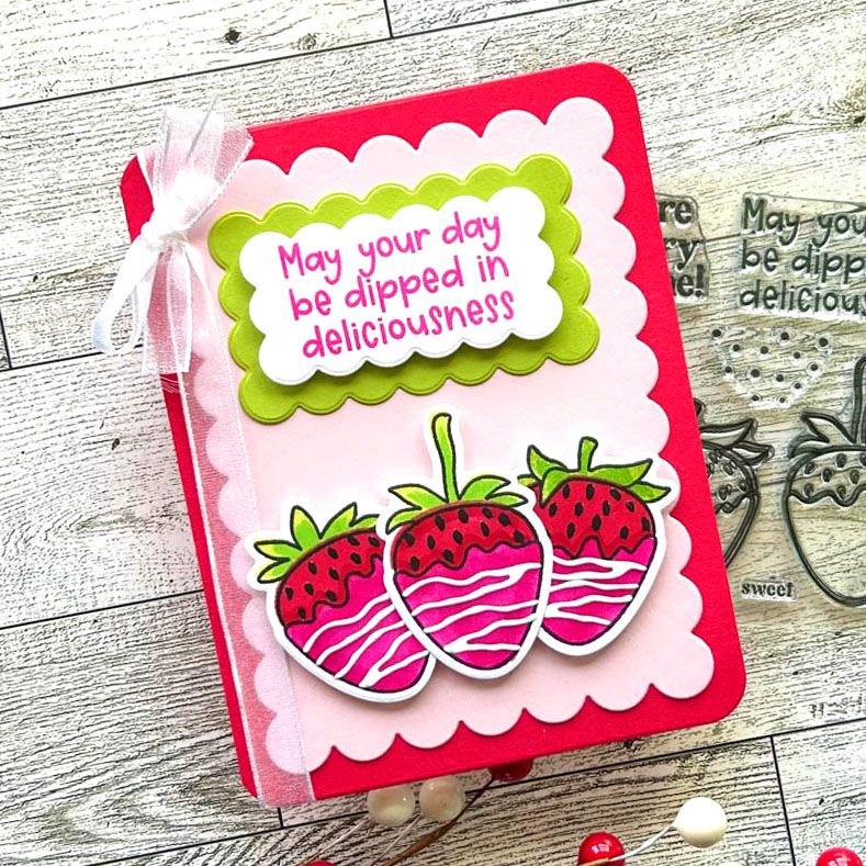chocolatestrawberries2stamp Clear Stamp Set