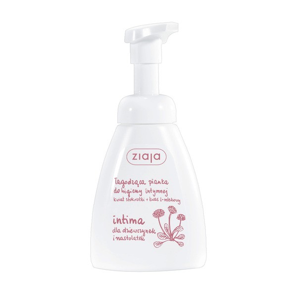 Ziaja Intima, Kwiat stokrotki, łagodząca pianka dla dziewczynek, 250 ml