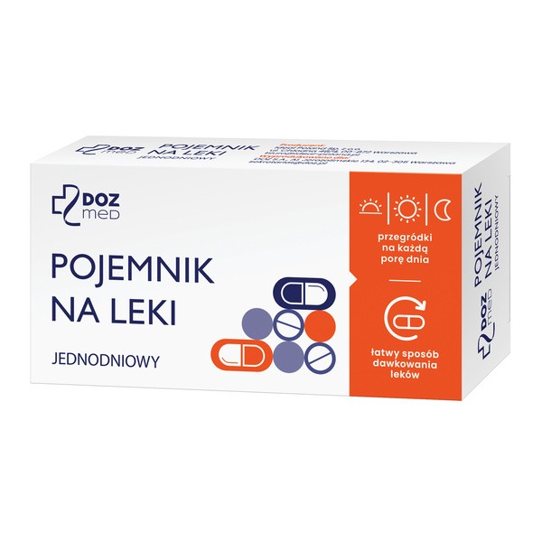 DOZ Med Pojemnik na leki jednodniowy, 1 szt.