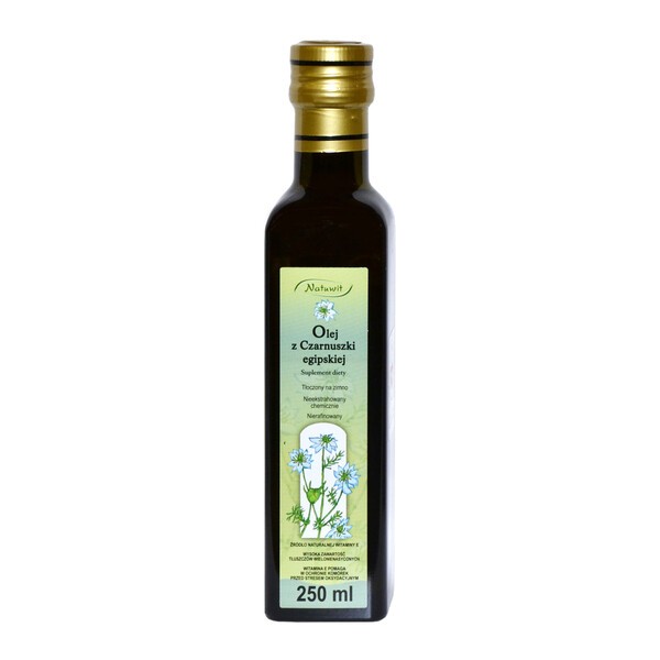 Natuwit, Olej z czarnuszki egipskiej, 250 ml