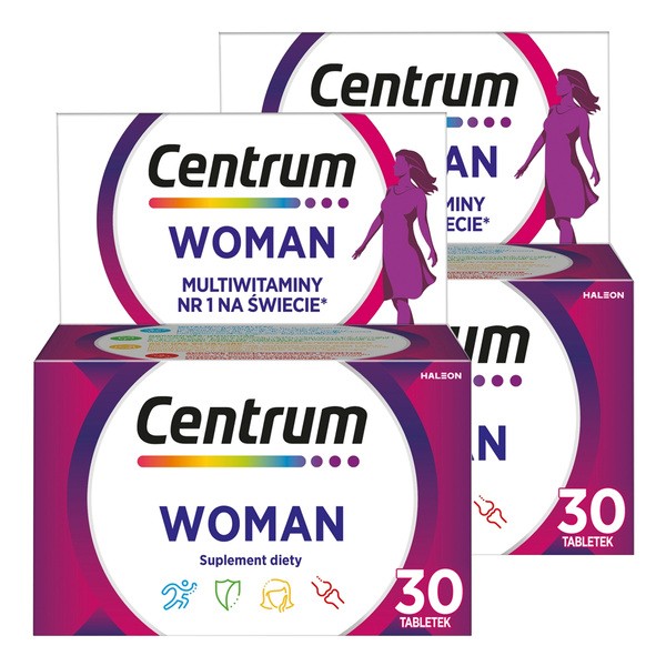 Zestaw 2 x Centrum Woman, witaminy i minerały dla Kobiet