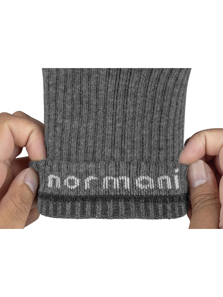 normani 4 Trekkingwandersocken mit Polstersohle und Komfortbund in Grau günstig kaufen